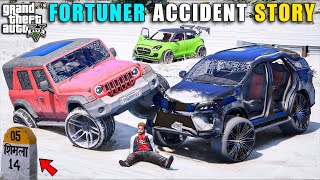 टूट गई FORTUNER फिर से !! 😞 FORTUNER ACCIDENT STORY | GTA V GAMEPLAY | GTA 5