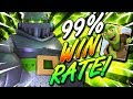 99% WIN RATE!! BEST MEGA KNIGHT BAIT DECK IN CLASH ROYALE!! OP!!