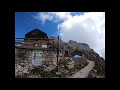 luftige kletterei auf 2682m leutascher partenkirchner dreitorspitze gipfelgrat und klettersteig