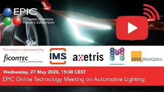 EPIC Online Technology Meeting on Automotive Lighting