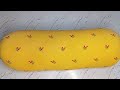 খুব সহজ উপায়ে পাশ বালিশের খোল কাটিং ও সেলাই। how to make side pillow cover cutting and stitching