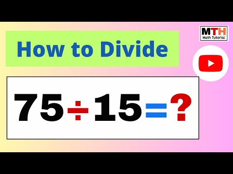 75 Divided By 15 Youtube