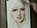 speed painting portrait britney spears