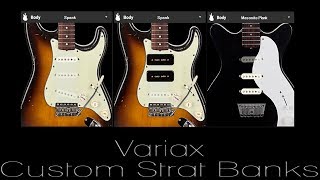 Line 6 Variax Custom Strat Banks!!