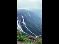 seven sisters waterfall cherrapunji meghalaya shorts waterfall cherrapunji sevensisters meghalaya