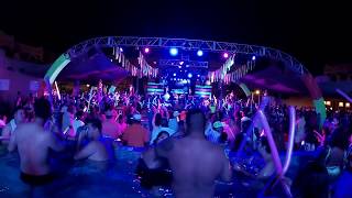 Neon Pool Party Hotel Riu Santa Fe Cabos San Lucas Baja California Sur