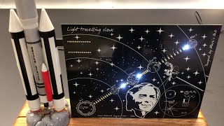 Building a light travelling clock