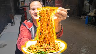 The BEST Noodles in the WORLD!!! Chinese FIRE NOODLE + Street Food Tour of Chongqing - EXTREME!!!