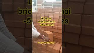 PURE RED INTERLOCK BRICKS NOW DELIVERY TO CHENNAI @ LOW PRICE