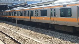 E233系0番台八トタ青669編成拝島駅発車