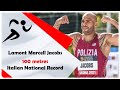 M 100m - Lamont Marcell Jacobs - 9.95 - Savona (Italy) - 2021 - Italian Record