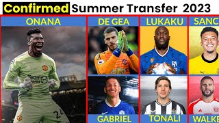 🚨 ALL CONFIRMED TRANSFER NEWS SUMMER 2023,WALKER TO BAYERN, ONANA TO MANCHESTER UNITED 🔥, DE GEA TO
