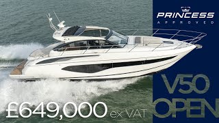 2019 PRINCESS APPROVED V50 Open 'Princess K' Available NOW in Swanwick, UK