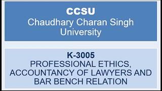 K3005 Professional Ethics