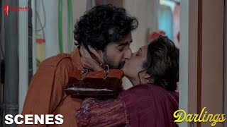 The Kiss scene Alia Bhatt Love with khala | Movie Name Darling