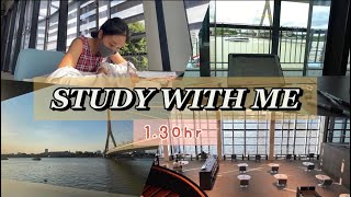 STUDY WITH ME.#2 I 1.30 Hour I Library I ศูนย์การเรียนรู้ธนาคารแห่งประเทศไทย | NETSATO