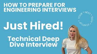 JUST HIRED: Mastering The Technical Deep Dive Interview: Conor's Success Story