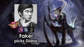 Faker picks Diana