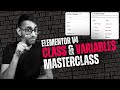 The Masterclass - Class & Variables - Elementor V4 Tutorial - WordPress