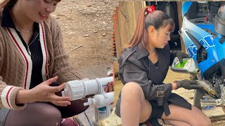 Full video: Girl repairs water purifier, repairs motorbike engine