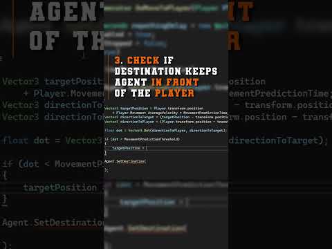 Better Enemy Tracking with Intercept Courses AI Series 44 Unity Tutorial #shorts