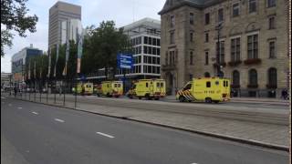 Ambulancepersoneel Rotterdam-Rijnmond voert actie