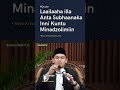 Buya Arrazy Hasyim LAAILAAHA ILLA ANTA SUBHANAKA INNI KUNTU MINADZOLIMIIN