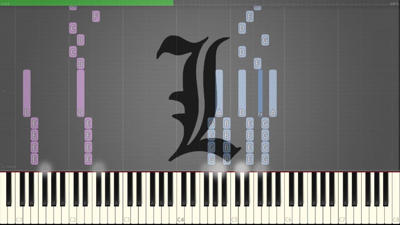 How To Play Death Note On Piano