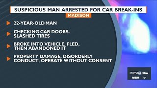 Madison police arrest man in vehicle break-ins