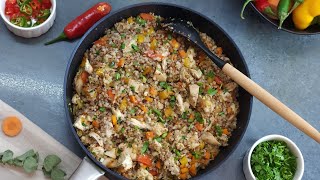 Տապակած Բանջարեղենով Հնդկաձավար / Buckwheat with Fried Vegetables / Гречка с Жареными Овощами