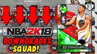 THESE PLAYERS WILL BE DOWNGRADED IN NBA 2K18 MyTEAM!! | NBA 2K17 MyTEAM SQUAD BUILDER