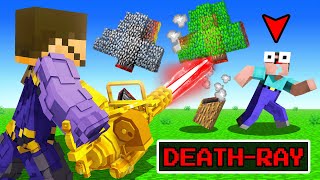 Using a DEATH RAY in Minecraft (Insane Craft)
