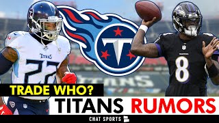 Titans Rumors On Ryan Tannehill, Lamar Jackson Trade, Derrick Henry + NFL Free Agency | Q&A