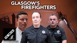 Glasgow's Firefighters On Art School And Sauchiehall Street Fires