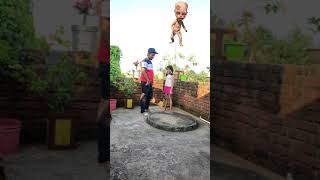 25 October | Baby monster attacking man funny vfx magic video | Kinemaster editing | Ayan mechanic