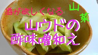 【山菜】山ウドの酢味噌和えを作りました。下ごしらえ