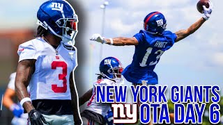 CLASH OF TITANS ⚔️ | 2024 New York Giants OTA Day 6 Recap
