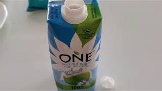 Review ONE Coconut water no sugar added