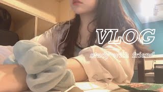 VLOG • 중앙대 경영학과 일상, study with friend