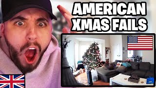 Brit Reacts to American Christmas Fails of the Week🎅