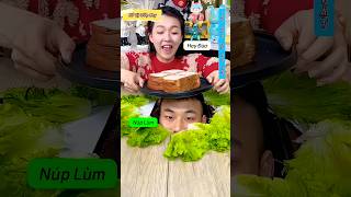 Dùng Bánh Kem Để Troll Chồng Tức Khóc Thét! #mukbang #food #anuong #anvat #shorts