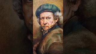 painting | how to draw rembrandt by oil color #shorts #art