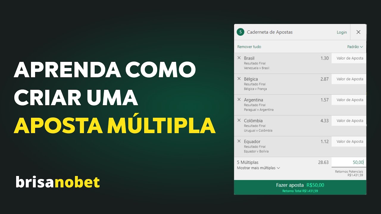 COMO FAZER UMA APOSTA MÚLTIPLA NA BET365, VEJA O PASSO A PASSO ...