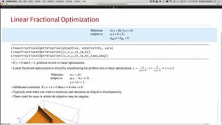 Linear and Quadratic Optimization Models