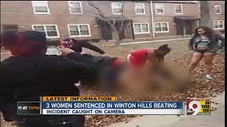 Women plead guilty after naked beating video