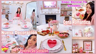 Decoración Area De La Cocina💝Comedor-Estación De Café ☕️Para San Valentín 💞Tabla De Quesos