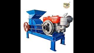 500×800 model rock gold hammer mill with diesel engine