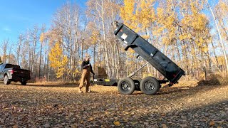 The (2nd) MOST USEFUL Piece Of Equipment On The Acreage  - Big Tex 70SR Dump Trailer Overview