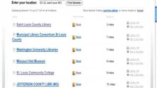 Multi Library Search at WorldCat