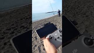 pesca con drone surf-casting - lancio esca con sgancio e ritorno drone in piattaforma